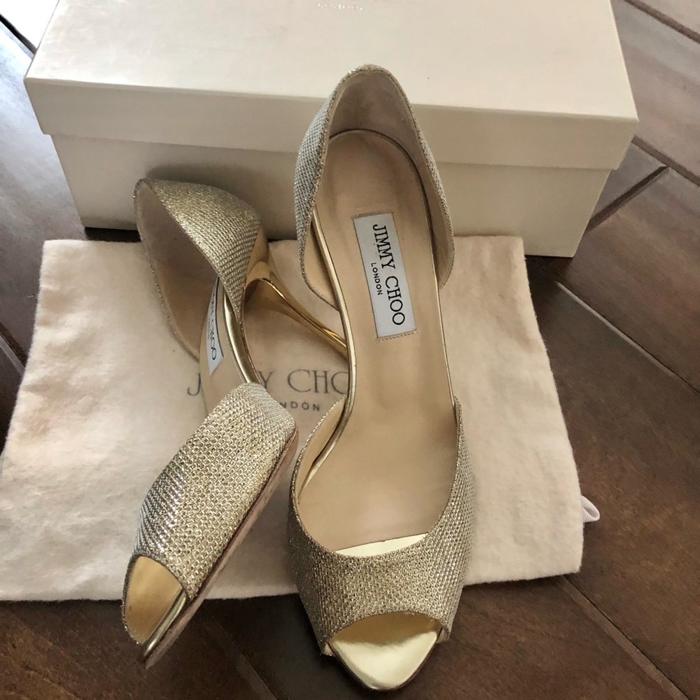 Jimmy Choo peep toe heels - Picture 8 of 14